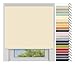 Produktbild EFIXS Thermorollo Medium - 25 mm Welle - Farbe: cremeweiss (056) - Breiten: 40-240 cm - Hier: 130 x 240 cm (Stoffbreite x Höhe) - Hitzeschutzrollo - Verdunklungsrollo
