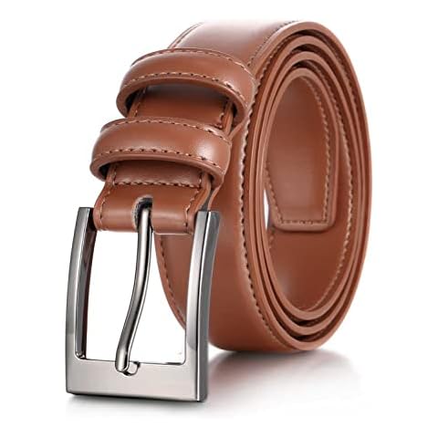 Marino’s Premium Belt Men, Genuine Leather Dress Belt for Men, Casual Mens Belt in Gift Box Cover