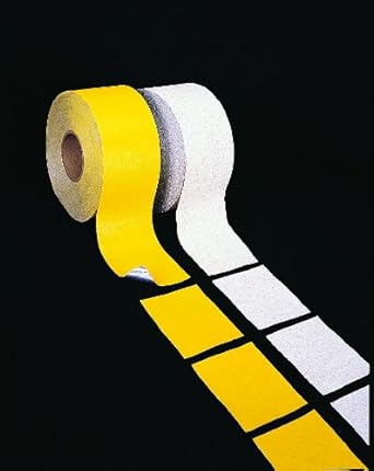 Mutual 17792 Construction Grade Foil Backed Pavement Marking Adhesive Tape, 100 yds Length x 4