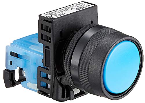 富士電機 φ22.3・25.5共用 押しボタンスイッチ 青 AR22G3R-10S