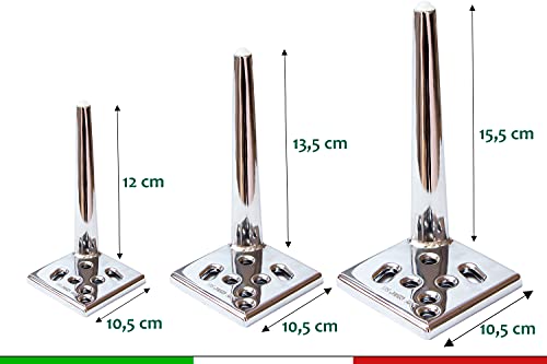 4 PZ Gambe per Mobili e Divani in Metallo Piedini