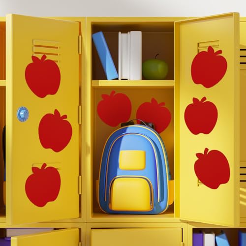 Image of Ireer 48 Pcs Foam Apple Cut Outs Red Apples Shapes Cutouts Bulletin Board Decoration Back to School Classroom Decor 6 Inch Foam Crafts for Teachers DIY Office School Chalkboard Wall Decor