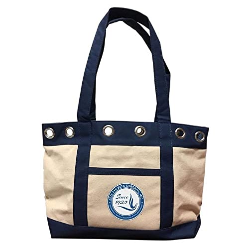 Greekgear Zeta Phi Beta Canvas Tote Bag