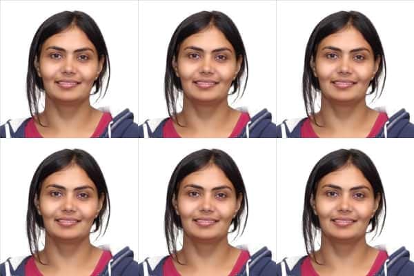 2 Passport Photos for USA