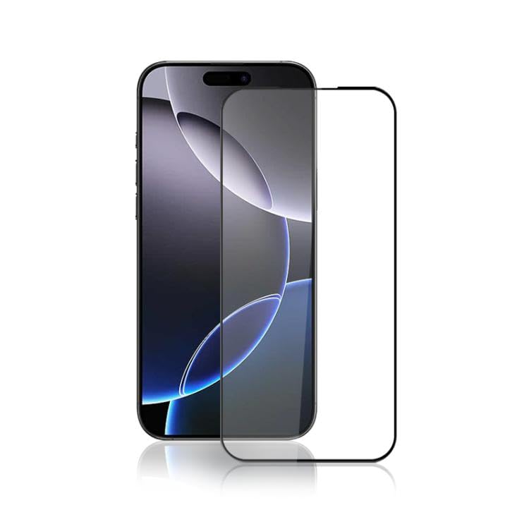 NSTAR® Premium Tempered Glass Screen Protector Compatible for iphone 17 Pro (Pack of 1) | Edge to Edge Coverage With Easy to installation kit for Smartphone (Black)