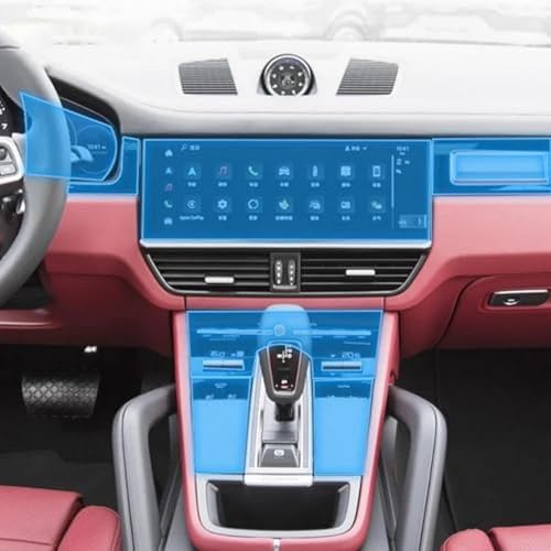 Película protectora de TPU premium para la consola central del Porsche Cayenne 2015-2023