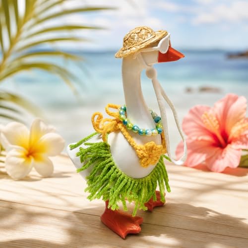 Gtsrlp 28PCS Desk Goose Outfit Set, Funny Summer Clothes Accessories for 7” Figure, Mix & Match Chef, Handyman and Hawaiian Styles, for Friends & Coworkers (Goose Not Included) by Gtsrlp - Image 5