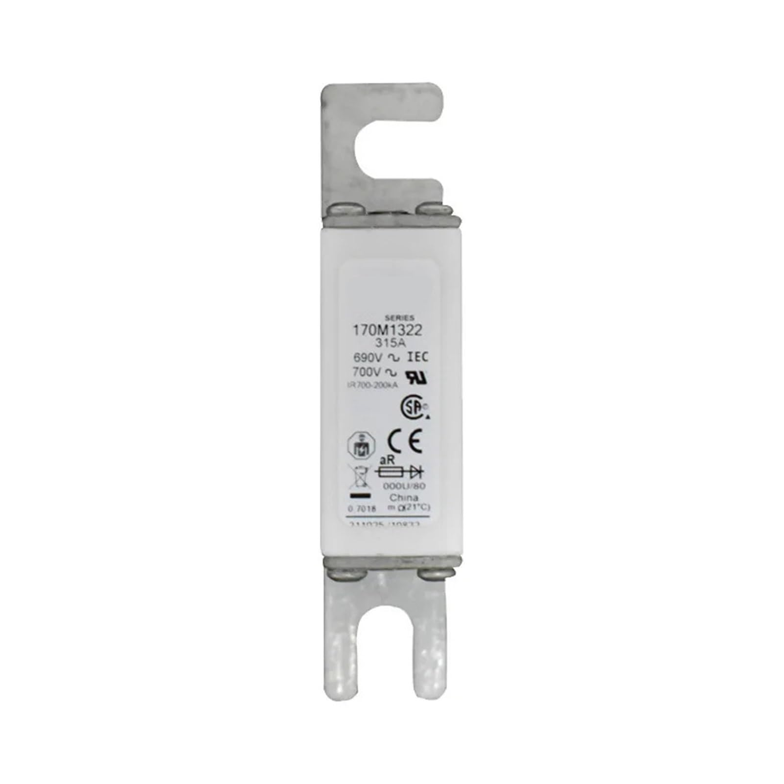 Fusible rapide 170M1322 170M1321 170M1358 pour la protection de vos composants électroniques