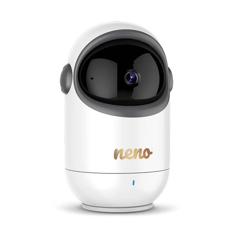 Neno® BERKANO Elektroniczna niania 2,4GHz z kamerą - Bezprzewodowa kamera niania -WiFi - Ruchoma kamera IP - Zakres 300 stopni w poziomie i 50 stopni w pionie