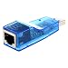 Produktbild TrifyCore USB 2.0 Ethernet auf RJ45 LAN Adapter für PC (mit CD) (blau) 1 Stück