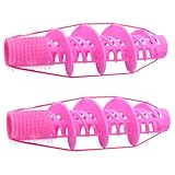 Healeved 2Pcs Flexible Hair Curlers Non Damaging Perm Rods for Women DIY Styling Tool for Hair Create Stylish Wavy Looks Suitable for All Hair Easy to Use