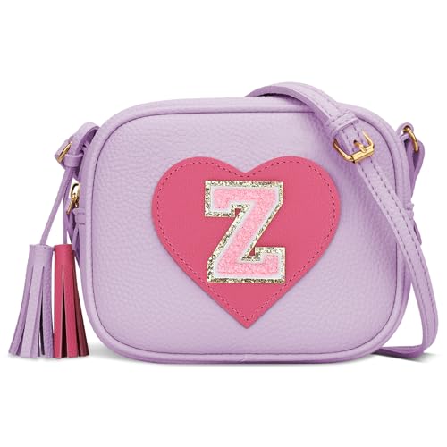 Image of KKXIU Birthday Gifts for Girls Initial Toddler Purse Cute Kids Crossbody Bag