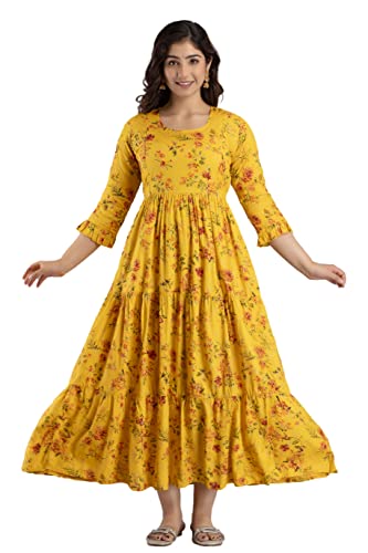 Image of New Elite Rayon Anarkali Maternity Feeding Kurti with Both Side Zipper