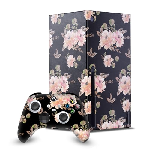 Skin Xbox Series X protection anti-rayure Anis Illustration Vintage Noir pour console