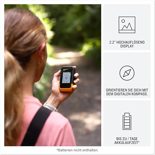 Garmin eTrex SE – Robustes GPS-Outdoor-Navi mit hochauflösendem 2,2“ MIP-Display, über 7 Tage...