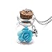 Produktbild Forbestest Weibliche Romantische Blumenflasche Luminous freie Allergie Halskette Wishing Flasche glühende Halskette