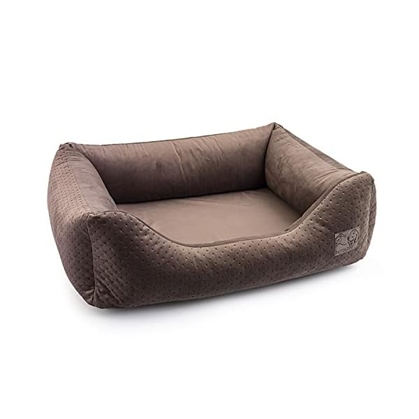 BOUTIQUE ZOO Exclusive Hundebett | Hundeliege, Hundekörbchen mit Kissen | Hundesofa für kleine, mittlere und große Hunde – Bild 3
