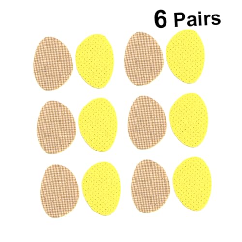 6 pares de cojines de látex transpirables para zapatos miniatura 5