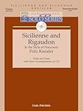 Sicilienne And Rigaudon - Intermediate - Violin & Piano - BK/CD