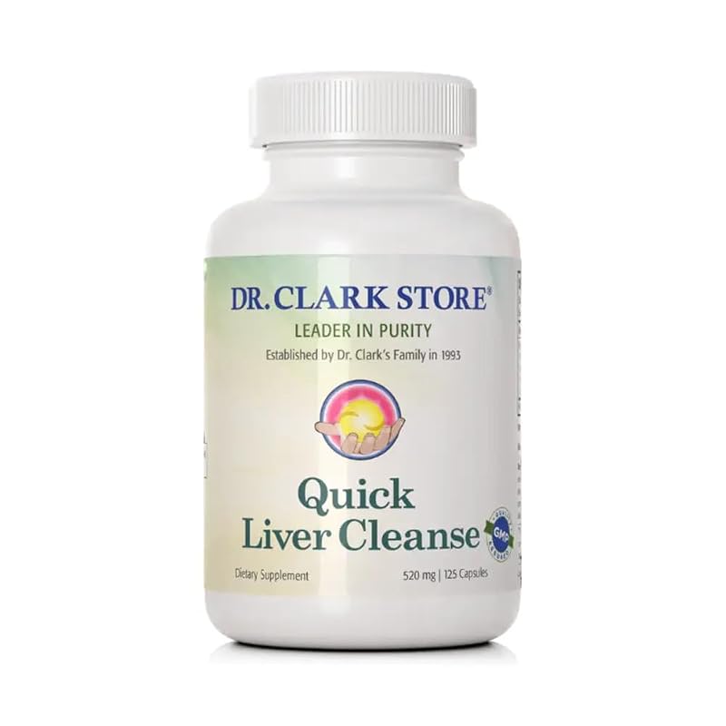 Dr. Clark's Purity Products Suplemento de Extrato de Fígado 520 mg, 125 cápsulas