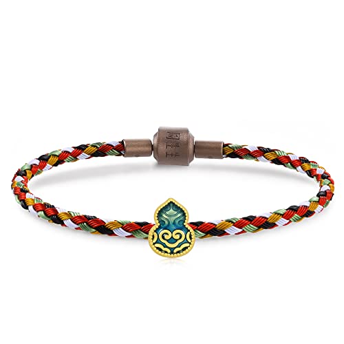 CHOW SANG SANG 999 24K Gold Cultural Mini Wulu (Groud) Charm Bracelet for Women [Pure Gold Not Gold Plated] 92660C