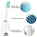 Ofashu Replacement Toothbrush Brush Heads for Philips Sonicare E Series Essence Elite Xtreme Advance CleanCare All Screw On Electric Toothbrush 7022/66, 6 Pack