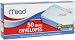 Mead #10 Envelopes, Press-It Seal-It, White, 50 Per Box (75024)