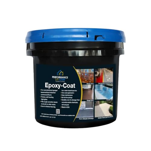 Flake to Rejection DIY "Best" Epoxy Floor Coating Kit - Up to 250 sq. ft. at 40mils (Gray)- for Garage Floors, Basement Floors, Concrete, and More (Gray Blend)