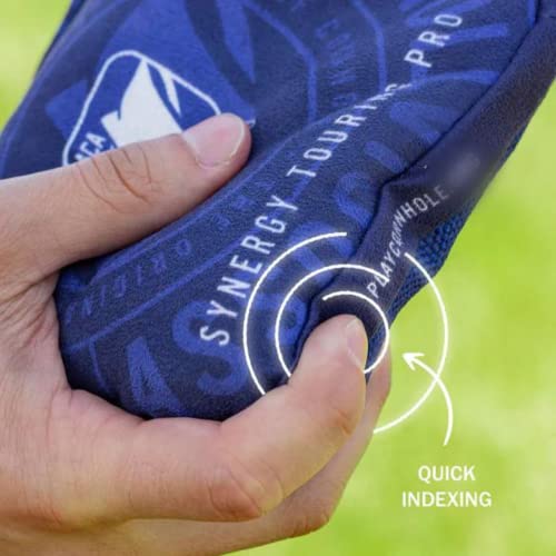 Aca Approved Official Regulation 6X6 In Cornhole Bags Dual Sided Edge Technology Synergy Touring Pro Set Of 4 Retro Stripes Blue #TOP2