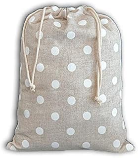 Sacco Portapane POINT (Beige/Pois Rossi)