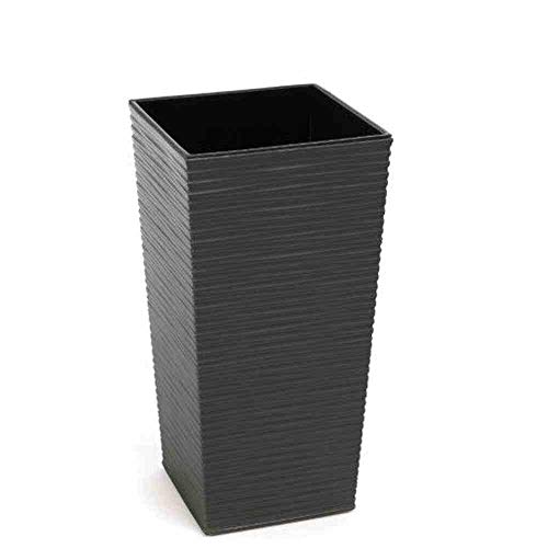 Siena Garden Pflanzgefäß Nizza graphit Kunststoff 30 cm