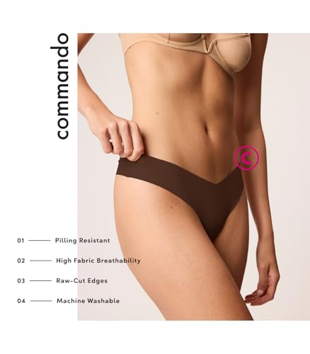 Image of commando Classic Thong | Invisible Everyday Thong (5-Pack)