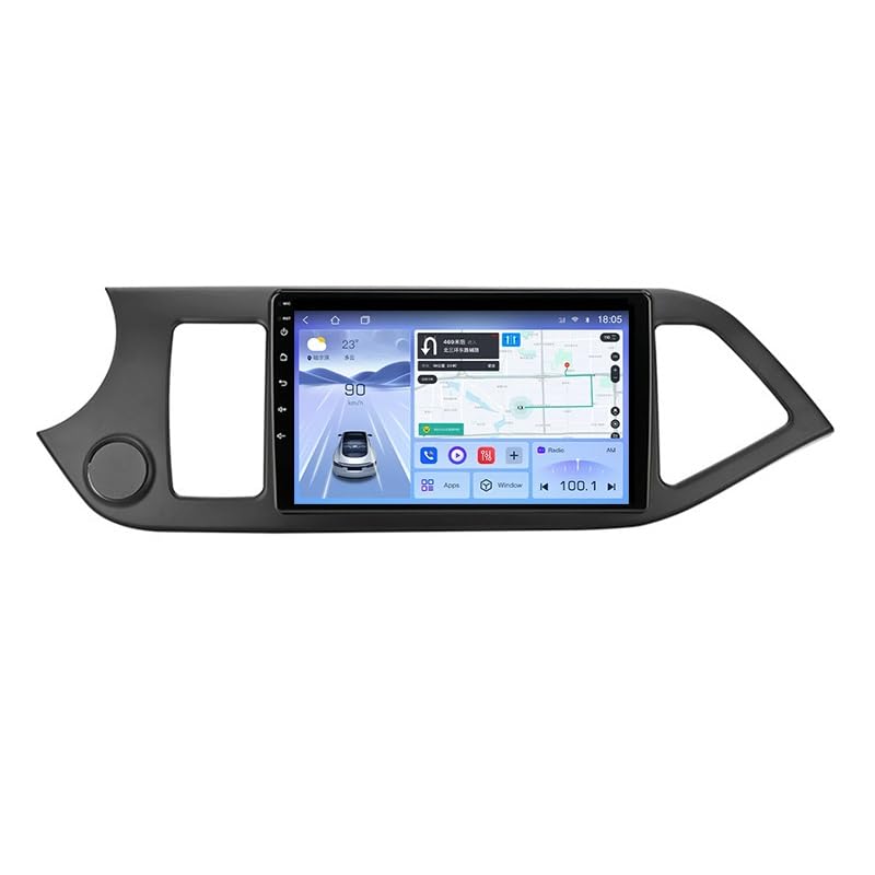 Autoradio Android écran 9 pouces pour voyager connecté en KIA Morning