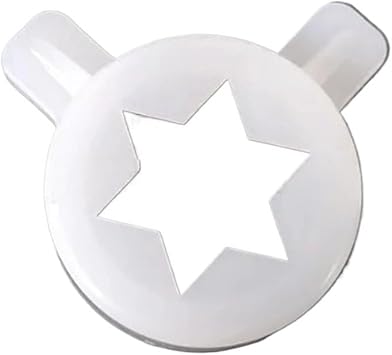 Hexagram Star Modeling Cap Spare Part for Ice Cream Machine Accessory of Soft Ice Cream Machines 29mm Inner Diameter