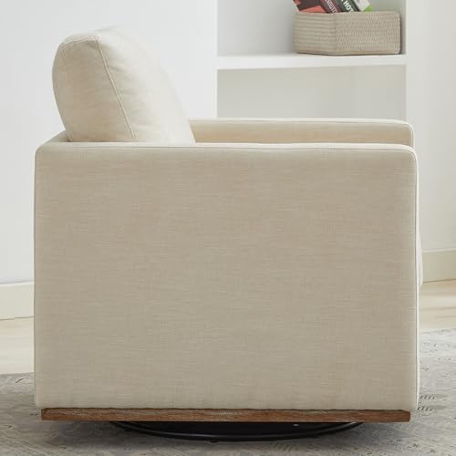 Sillón Plegable Chenille Beige miniatura 4