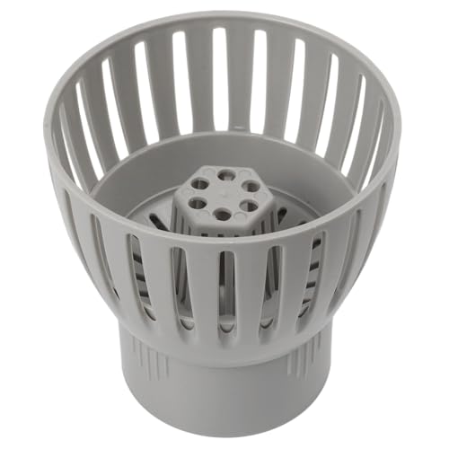 VRTYVEYBB Écumoire de vidange de bassin Koi pour collecte de feuilles, hauteur réglable et angle de balancement, tasse à débris élargie, entretien facile pour une eau claire dans les bassins