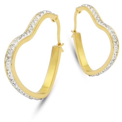 [Adelina Style] OsAX fB[X lC t[vsAX 傫 1yA 3.6mm L[rbNWRjA CXg[ sAX T[WJXeX AM[Ή (n[g/S[h 30mm)