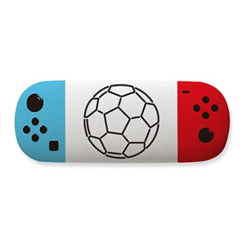 Étui lunettes football noir blanc pour protéger vos montures au vestiaire