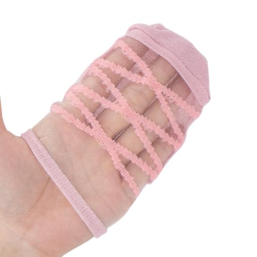Looching 6 packs baby girls non slid socks toddler newborn mesh thin ankle grips socks for 6-12Months 1-3T4