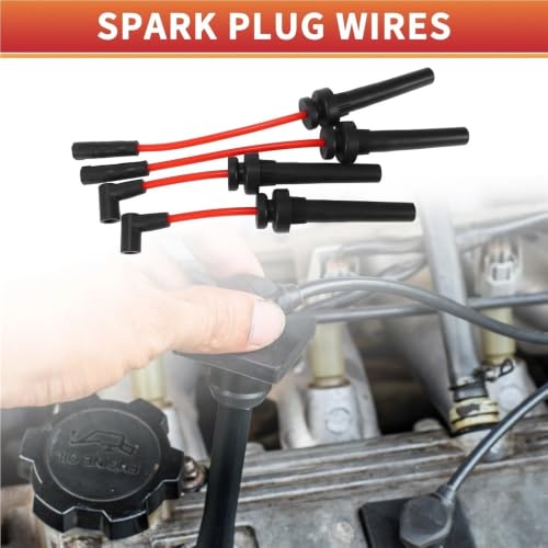 Cables de bujía para Dodge Neon 2003-2005 L4 2.4L de encendido directo. 2