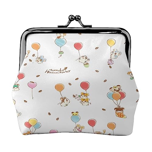 とっとこハム太郎 小銭入れ がまぐち 財布 小銭入れ 化粧バッグ 薄型 多機能 大容量 携帯に便利 男女兼用 通学 通勤 旅行 個性ギフト