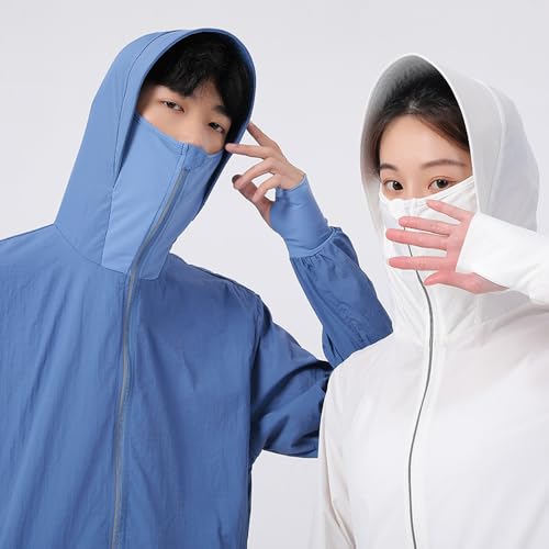 Image of Sun Protective Jacket UPF 50+ Air Conditioner Hoodie Lightweight Cooling Clothes with Fans Stay Cooling in Summer