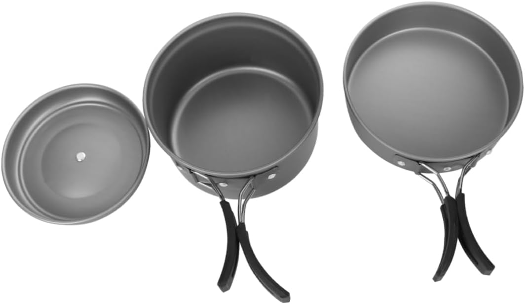 Lightweight Portable Camping Cookware Set for Hiking & Backpacking