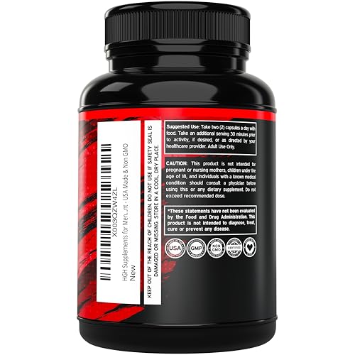 Image of HGH Supplements for Men & Women (120 Count) 1500mg Support Muscle Growth & Healthy Levels of Human Growth Hormone - Promote Healthy Muscle & Recovery For Men Post Workout Supplement - USA Made