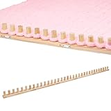 PIRXXIY 65'' Chunky Blanket Loom, Knitting Loom for Custom Hand Knitting Yarn Chunky, Extra Large Chunky Yarn Loom for Beginners DIY Craft Enthusiasts