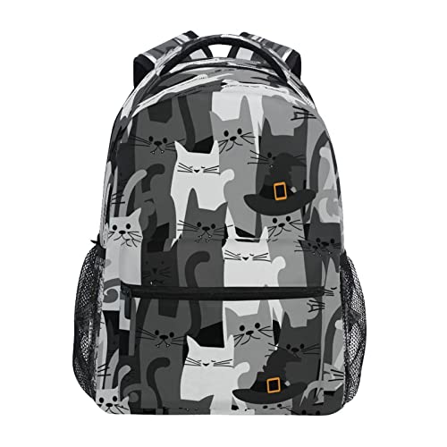 Mochila de viaje para laptop, divertida mochila de hombro con diseño de gato y animales, para estudiantes, iPad, tablet, mochila de hombro para hombres, mujeres, niñas, niños, senderismo, múltiples