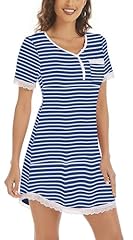 Blue and White Striped