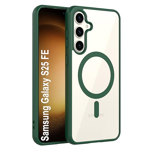 Image of Zapcase Back Case Cover for Samsung Galaxy S25 FE | Compatible for Samsung Galaxy S25 FE Back Cover | Scratch-Resistant Back Cover | Forest Green