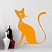 Zykang 3D Animal Wall Sticker Living Room Home Decoration Black Cat Decal Decoration Vinyl Art Mural 42X50Cm-42X50Cm_3