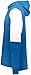 Holloway Boys Youth All-American Hoodie, Royal Heather/White, Small
